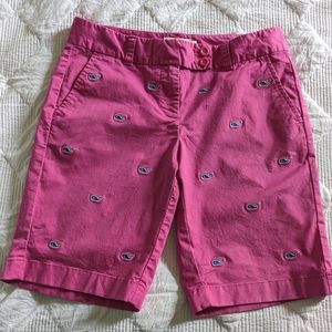 GUC  Preppy Vineyard Vines Pink Bermuda Shorts Size 2